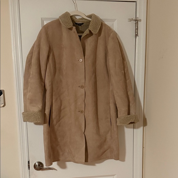 Lands' End Jackets & Blazers - Lands end faux/synthetic Sherpa coat with buttons